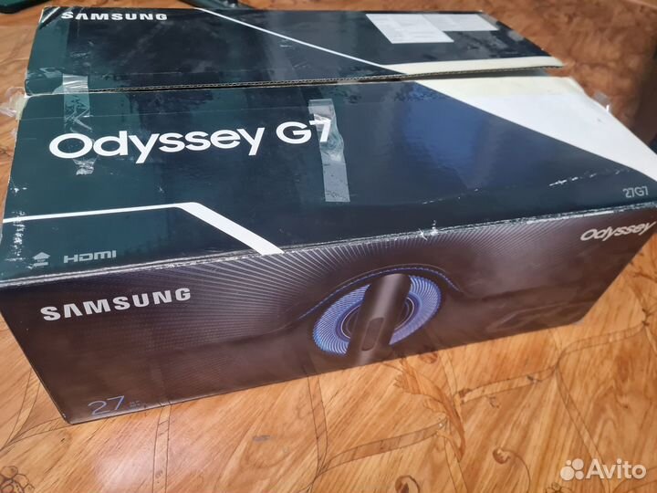 Коробка от samsung G7 27
