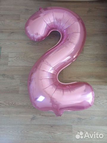 Воздушный шар цифра 2