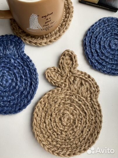 Салфетки на стол круглые