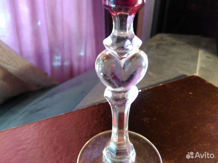 Фужер Бокал Цветное Стекло СССР