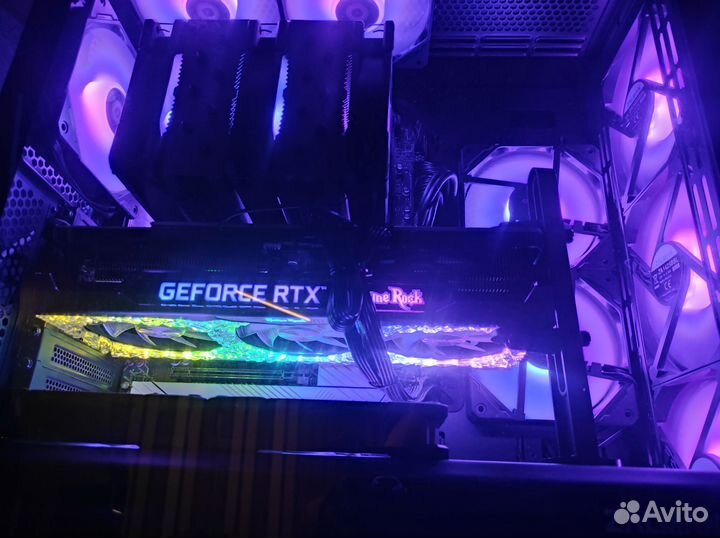 Видеокарта Palit GameRock RTX 3080 10Gb LHR