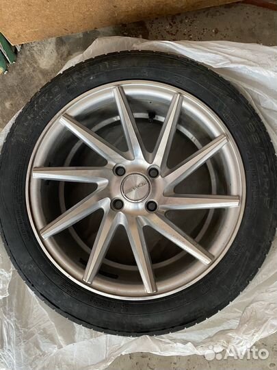 Продаю диски Воссены вертушки r15 с резинами