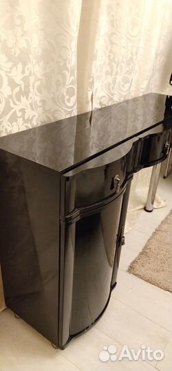 Стол-стойка черная