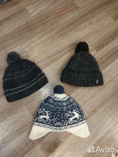 Шапка детская на мальчика зимняя