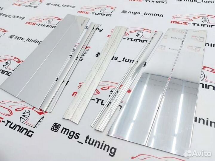 Накладки на стойки дверей Maybach Mercedes GLS 167