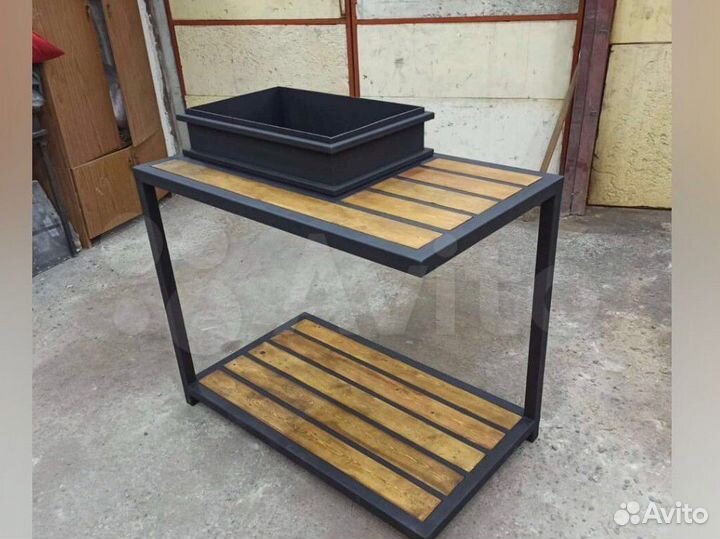 Мангал в стиле loft