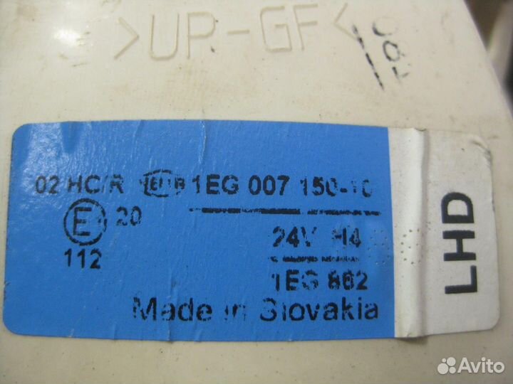 Фара правая 1732510 scania, P,G,R,T - series, 4