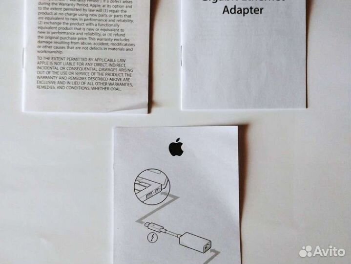 Новый адаптер Apple Thunderbolt Gigabit Ethernet