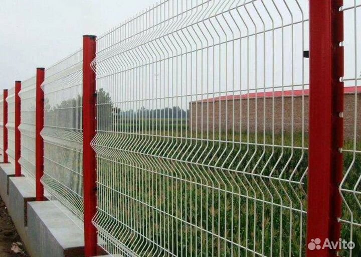 Забор из 3D сетки 40 метров