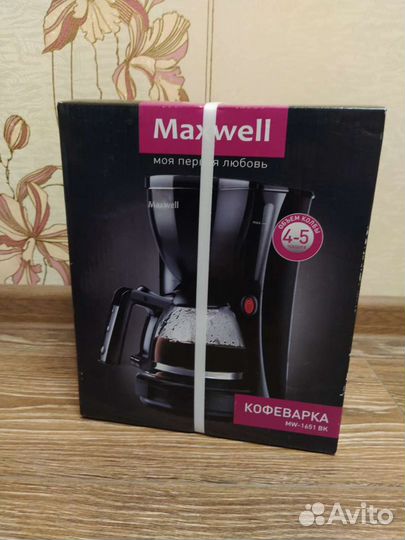 Кофеварка капельная новая