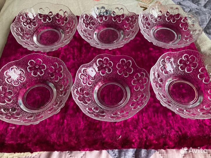 Стеклянные розеточки