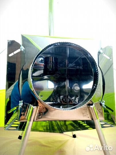 Печь для отопления палатки Средняя на 30 л. c 3Д э