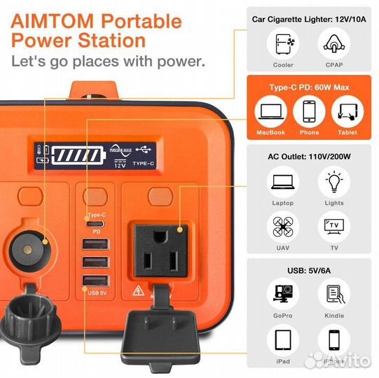 Портативная зарядная станция Novoo Portable Power