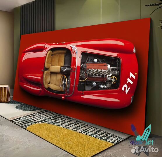 Картины с авто и другой техникой. Печать на холсте