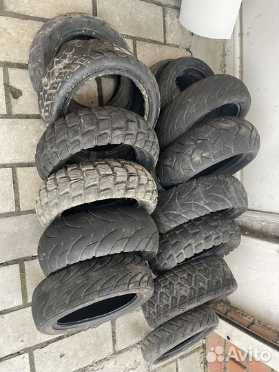 Резина б.у и новая на электросамокаты