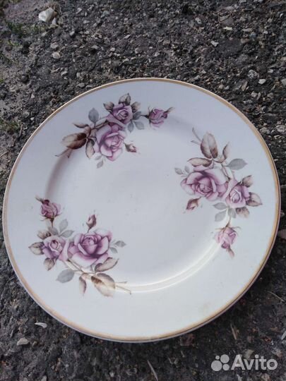 Блюдо дулево розы
