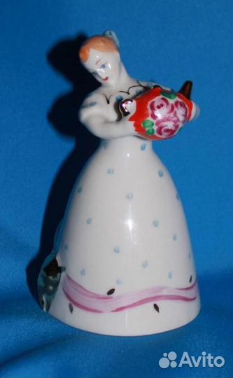 Дулево.девушка с чайником