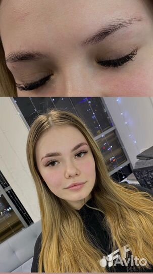 Оформление бровей, ду, окрашивание, коррекция