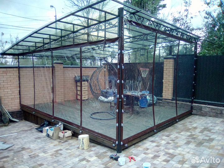 Мягкие окна-фальш стекло