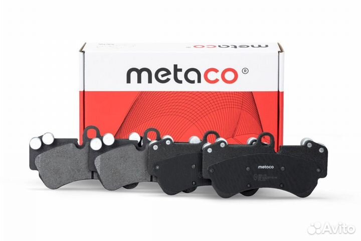 Колодки тормозные передние к-кт 3000-191 metaco