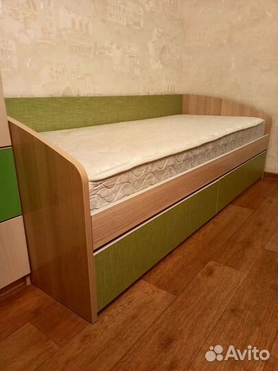 Детская кровать от 5 лет бу с матрасом