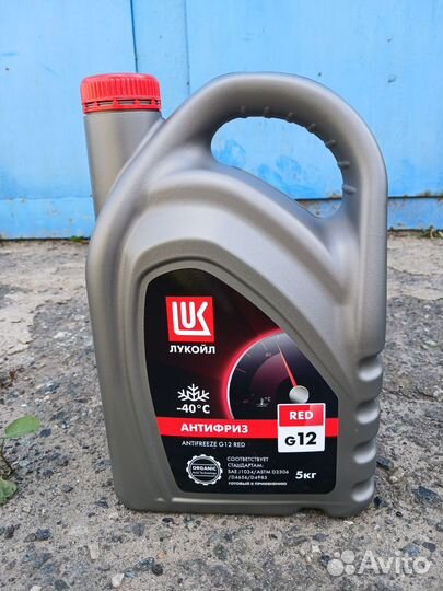 Антифриз Lukoil g12 красный 5кг