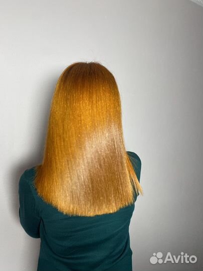 Кератиновое выпрямление волос выезд на дом