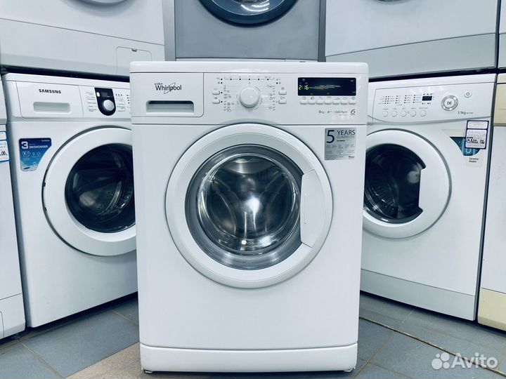 Whirlpool. 5кг. 1000об. Гарантия. Доставка