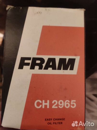 Фильтр масляный Fram