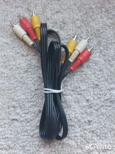 Кабели тюльпан-тюльпан разные