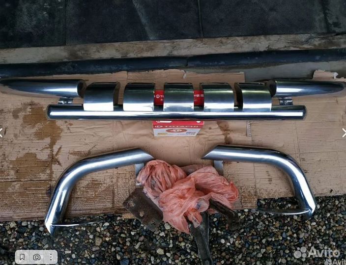 Дуги, кенгурятник на Mitsubishi Pajero Sport