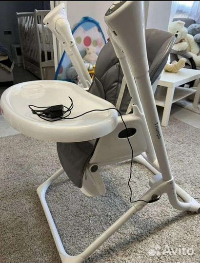 Стульчик для кормления + качель 2в1