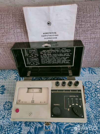 Измеритель сопротивления заземления М416