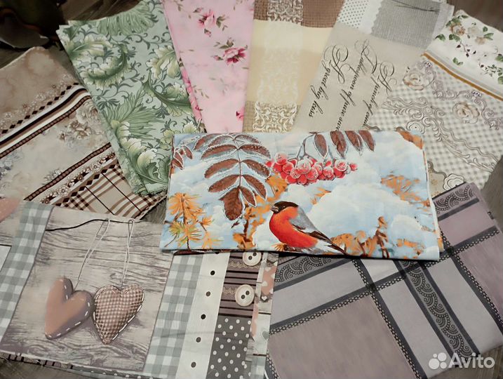 Лоскут хлопок большие отрезы