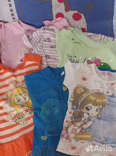 Вещи пакетом для девочки 80-92