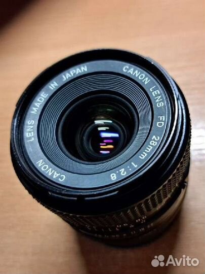 Объектив Canon FD 28mm f2.8 на Sony E