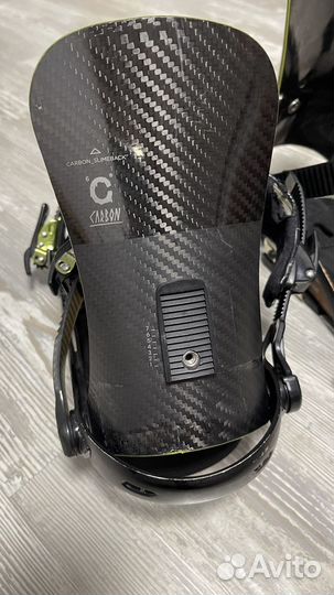 Крепление для сноуборда ride EL hefe, Carbon