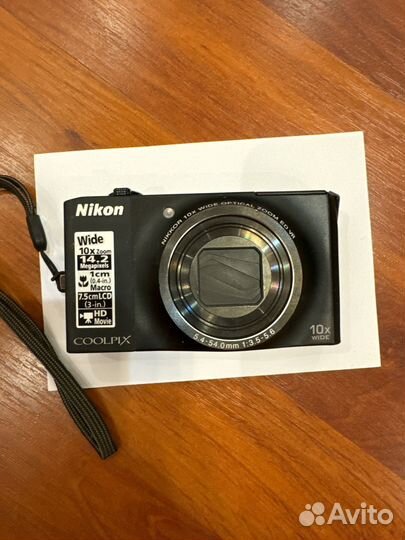 Компактный фотоаппарат nikon s8000