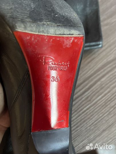 Ботильоны 36 размера кожаные