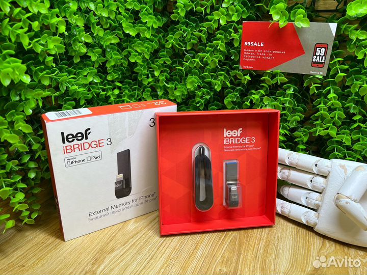 Lighting флеш для iPhone 32GB leef iBridge 3