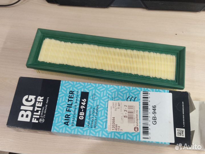 Воздушный фильтр ваз