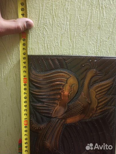 Картина медная чеканка СССР