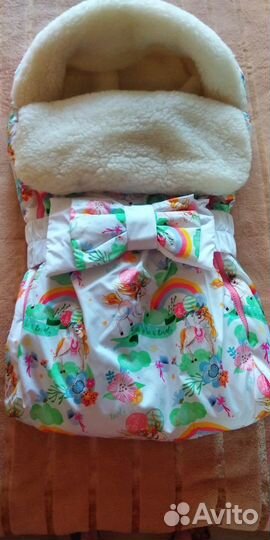 Конверт зимний на овчине