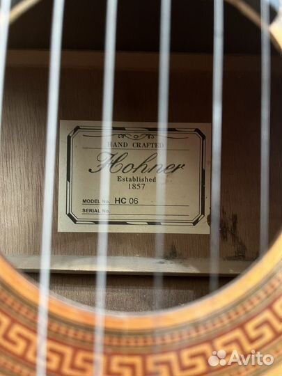 Гитара hohner hc 06