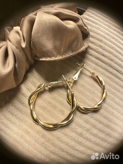 Серьги жгуты