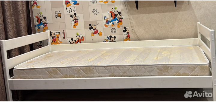 Кровать односпальная С матрасом Аскона