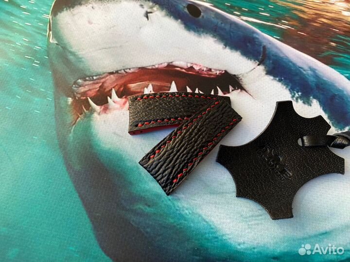 Ремешок для часов corum bubble из акулы