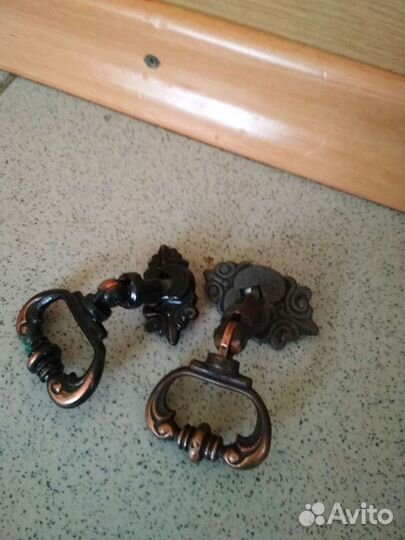Мебельные ручки под бронзу, ссср, винтаж
