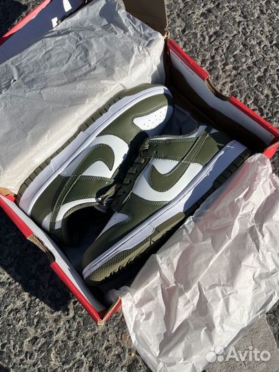 Nike Dunk Low Olive оригинальное качество