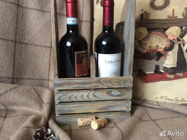 Подарочный короб д/двух бутылок вина